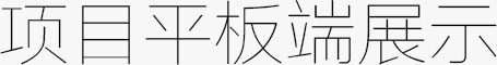 项目PC端展示